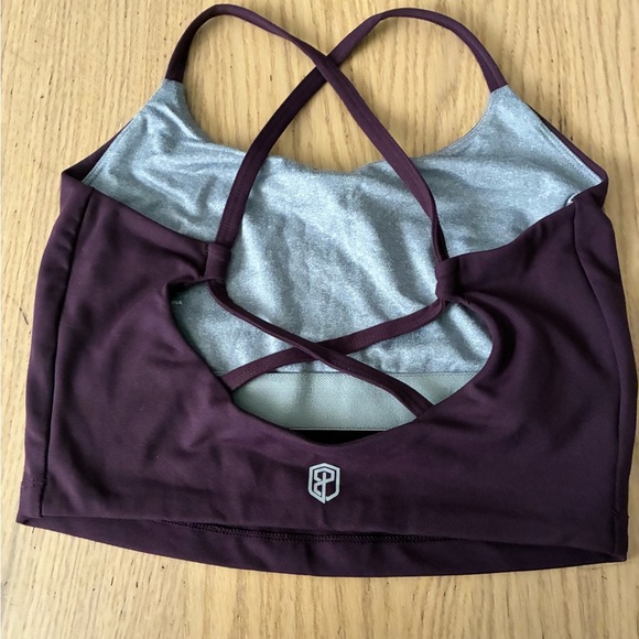 Born Primitive Women's Dark Purple Sports Bra XS - Picture 3 of 6